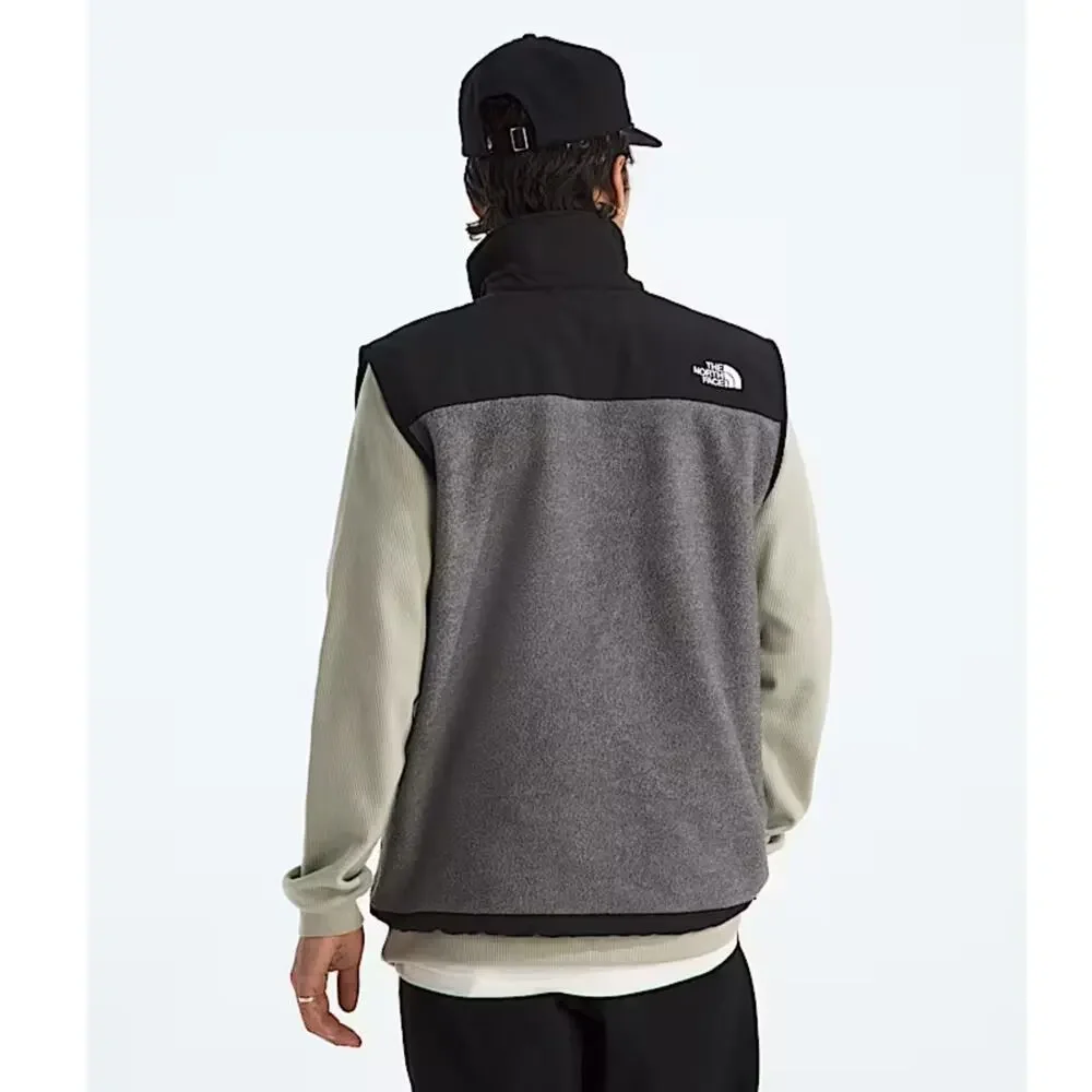 The North Face Men's Retro Denali Vest Polartech Black & Gray Size XL Vintage